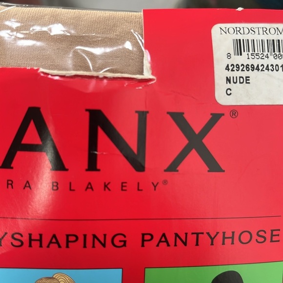 SPANX Women’s Footless Body Shaping Pantyhose Nude Sz C Made in the USA Sheer - Picture 8 of 8